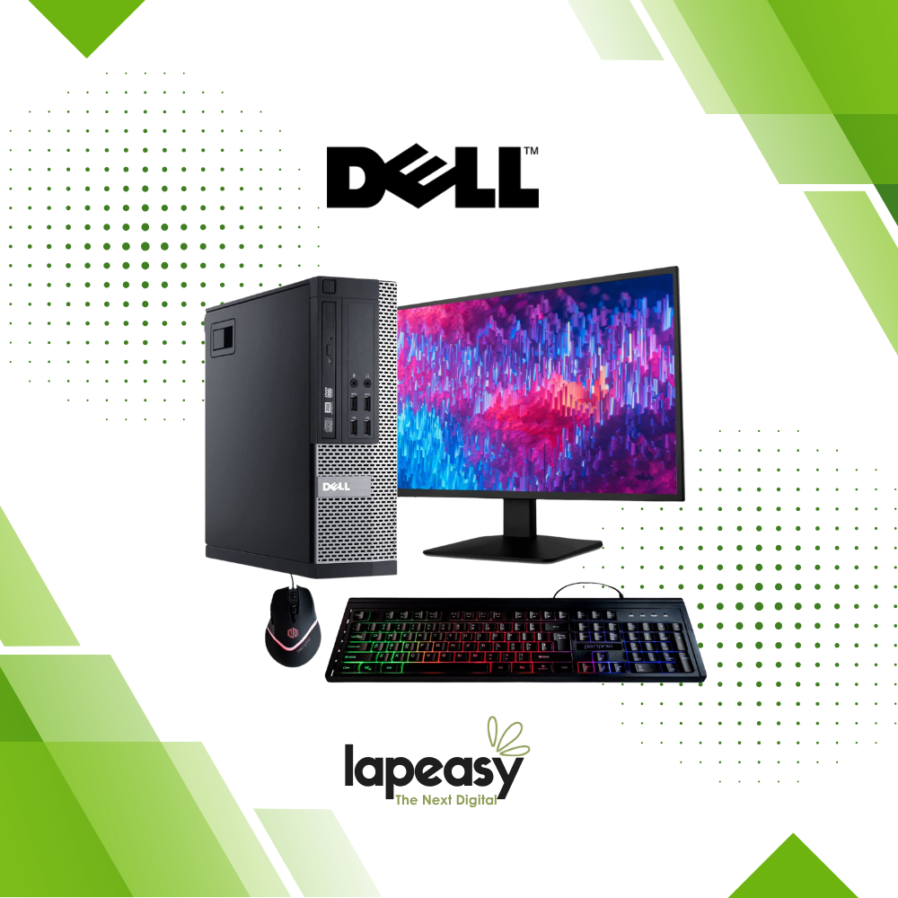 Dell OptiPlex 9020 All-in-One Desktop Computer Set | Intel i5-4th Gen | 19" HD LCD Monitor| Wired KB & Mouse | Speakers | WiFi | Windows 10 Pro | Refurbished